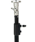 Five Eighths Inch Baby Pin To One Quarter Inch Thread Adapter installed on black C stand