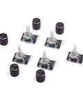 KY-040 Rotary Encoder Module Pack Of 5 With Knob Cap For Arduino 5V Pulse Encoder 20 Pulses Per Revolution showcased