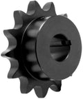 #60 Chain Sprocket with 16 Tooth and 1 1/2" Finished Bore, Model #60BS16-1 1/2, durable and reliable for power transmission.