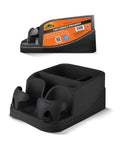 Car Console Organizer With Two Adjustable Cup Holders And Three Large Storage Compartments, Middle Seat Organizer With Seat Belt