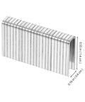 Heavy Duty Shutter Repair Staples Louver Window Blind Replacement Fasteners No Sweat Hardware Kit For Quick Home Fixes. Silver iron staples measuring 1.4 x 0.4 cm.