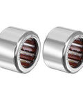 Heavy Duty One Way Needle Roller Bearings RC081208 with steel drawn cup, 1/2in bore and 3/4in outer diameter, two pack.