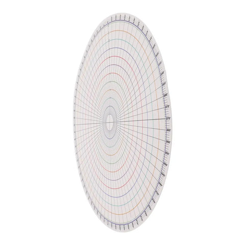 Slick Circle Ruler And Pottery Layout Template For Dead-On Marking On Rotary Disc Trimmers built for clay sculpting, 12 inch, durable polymer.
