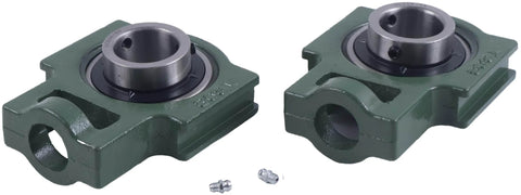 Two 1-1/2 Inch Pillow Block Take-Up Mounted Ball Bearing UCT208-24 UCST208-24 ST-24 VTWS224, side by side