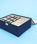 Kick Clutter To The Curb With This Hella Tough Waterproof Oxford Cloth Underwear Storage Box Featuring 13 Roomy Grids, open view.