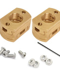 Two Pack Brass Oldham Coupling For 3D Printer Upgrades, CNC Precision Coupler For Z Axis Lead Screw, Fits Pro V2, CR-10 Series
