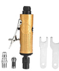 Heavy Duty Pneumatic Air Die Grinder Built Like A Badass Shop Workhorse For Crushing Steel Fabrication Tasks And Yielding Flawless Ground Edges Without Fail Professional Grade Performance with accessories.