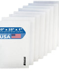 20x25 Replacement Filter Pads For Respicaire MicroClean 95 Air Cleaner CG Four Pack Refills, high-density fiberglass media