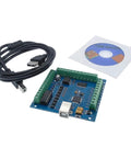 Green 4 Axis 100KHz USB Interface Board Motion Control Card with cable and software disc for CNC Machines