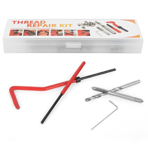 Thread Repair Insert Kit M4 25 Pcs Set In Plastic Box For Damaged Threads in metal machinery kit components displayed