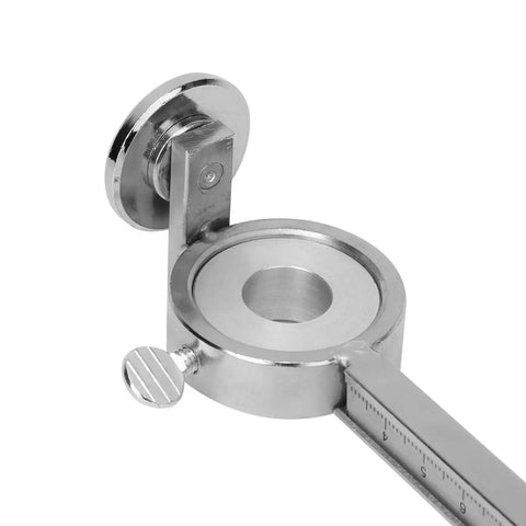 Stainless steel roller and ruler on Circle Cutter Guide for Torch and Plasma Cutting, Stainless Steel Roller Guide With 50cm Rail Lets You Cut Perfect 100cm Diameter Circles, Scale Ruler For Precise Measurements, Pro Grade Welding Tool Accessory Fits G01-100