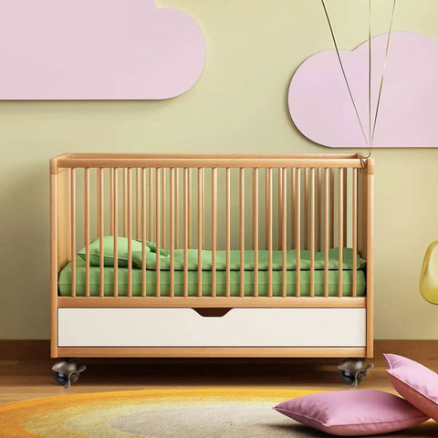 Four Pack Vintage Brass Caster Plates With Locking Wheels Heavy Duty Furniture Casters Built Like A Tank under crib for mobility