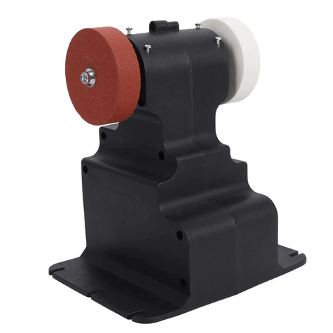 Hardcore Rugged Shop Beast Mini Bench Grinder With Permanent Magnetic Copper Motor Dual Brown Corundum Wheels quick sharpening
