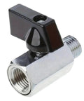 Heavy Duty Carbon Steel Ball Valve For Air Compressor And Home Plumbing, compact design with smooth handle for easy use.