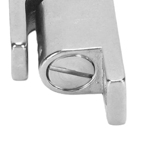 Close-up of Premium Marine Grade 316 Stainless Steel Double Roller Catch 70Mm for cabinet doors heavy duty adjustable click latch.