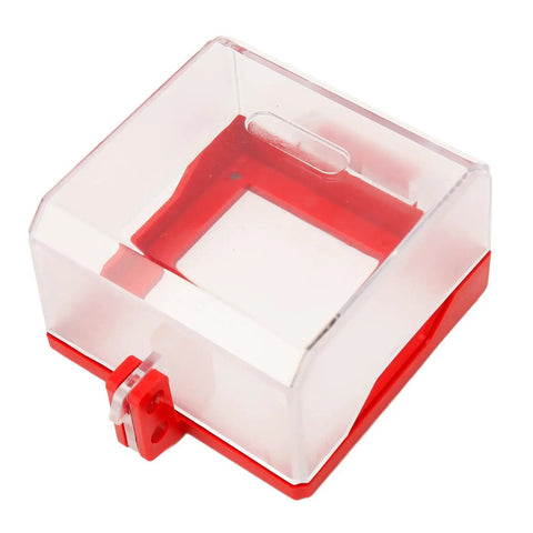 Emergency Stop Button Cover Lockout Box Type Transparent Push Button Switch Protector Workhorse Built To Last In Rugged PC Plastic