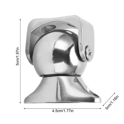 Premium Super Heavy Duty Marine Magnetic Door Catch With Bulletproof 316 Stainless Steel Anti Slam Lock shown from side.