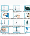 Thread Repair Insert Kit 4 20 UNC System 12 Pack Wire Screw Sleeve Pro Grade Heavy Duty installation steps diagram