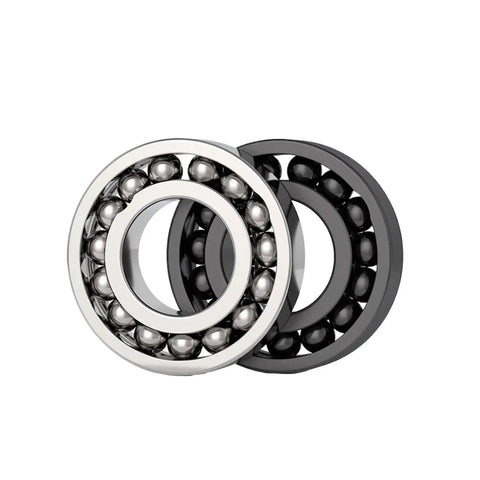 Badass Heavy Duty Deep Groove Ball Bearing With Iron Shields And High Carbon Steel Precision Sealed For Engines Motors And Skates, showcased in black and silver.