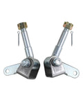 17mm Steering Knuckles Pair for Go Kart and Drift Trike Front Steering Strut Knuckles Left and Right 17mm Bore Durable Alloy