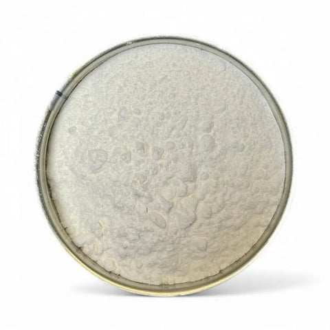 Top view of open can showing Shelf-Stable Shortening Powder For Frying And Baking, Reconstitutes With Water, Perfect For Emergency Prep