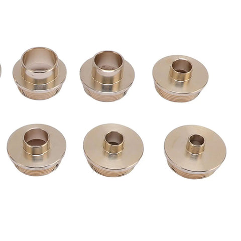 Badass Router Template Set With Eight Solid Brass Bushing Guides For No Sweat Woodworking Builds Comes With A Rugged Carrying Case For Hassle Free Hinge And Dovetail Routing. Pack of eight solid brass bushing guides.