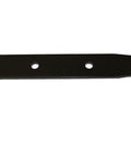 Solid Steel Strap Hinges Set Of Six Heavy Duty Hardware For Barn Gates And Shed Doors, black metal hinge, 8x2 inch size.