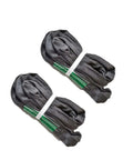 Round Sling Rigging Set Two Pack 5300 Lb Polyester Slings For Aerial Hoop Aerial Silks Yoga Hammock And Tree Limb Or Beam Suspension 1 Meter Length Pro Grade