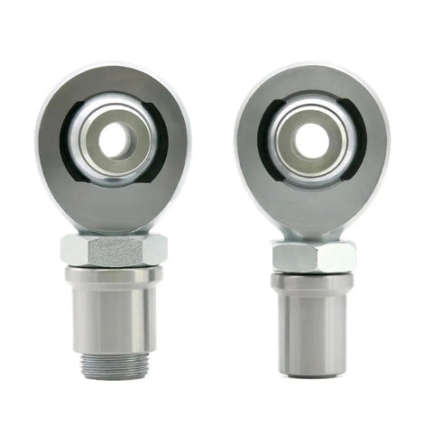 One Piece Heavy Duty Heim Joint Kit Featuring Wicked Tough Rod End Bearing With Self Aligning Spherical Ball Socket, close-up view.