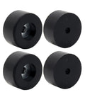 Heavy Duty Anti Vibration Rubber Feet 4 Pack Replaces 192310GS For Coleman Sanborn Air Compressors Generators Pressure Washers, black rubber mounts.