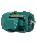 Built Different 150 HP AC Induction Motor Severe Duty TEFC Foot Mount 3 Phase 60 Hz 445 TS Frame side view with labels.