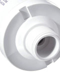 Close-up view of Top Shelf Inline Water Filter With 20 Micron Sediment Removal And Kdf Technology For Fresher Tasting H2o straight up connection.