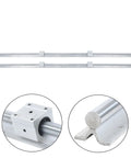 SBR20 Linear Guide Rail Duo With Matching SBR20UU Carriage Assemblies And 1500mm Heat Treated Carbon Steel Shaft shown with aluminum housing blocks.