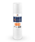 Single 5 Micron 20 Inch By 4.5 Inch Water Filter Cartridge for Whole House 2 Stage Sediment and CTO Carbon Filter with label