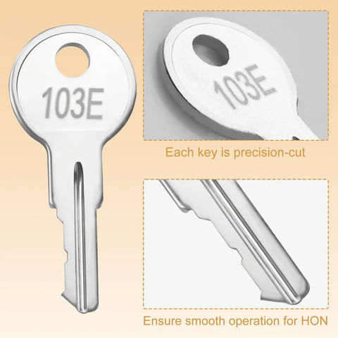 103E File Cabinet Keys Replacement Pack For Office Cabinets And Desk Drawers Universal 103E Key Set highlights and details