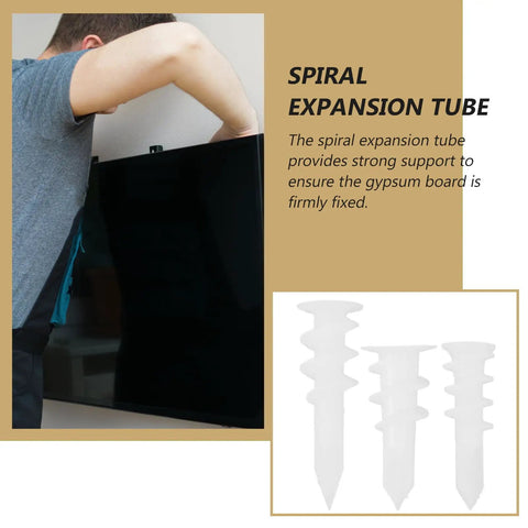 300 Piece Multi Function Heavy Duty Drywall Anchors Kit With POM Material shown in use for wall mounting