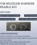 VCM Muzzler Harness Disable Kit functions display, promoting oil consumption reduction and prevention of engine damage.