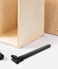 Two Pack Foldable Table Legs For Cabinets And Camper Beefed Up Heavy Duty Metal Reinforced Tubing with hinges on floor