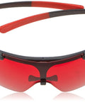 Red Laser Safety Glasses Shootin Clear Dots And Lines Up To Fifty Feet With Lockdown Grip and soft rubber arms for comfort.