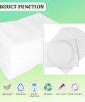 Top Shelf 100 Pack Foam Pouches 8x10 Inch Lightweight Cushion Wrap showcasing lightweight foam wraps for protecting fragile items.
