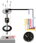 Heavy Duty 10 Inch Fuel Tank Sending Unit Made With Real 316 Stainless Float Reading 240 To 33 Ohm Span installation diagram