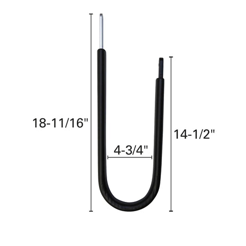 Heavy Duty Aluminum Surfboard Wall Cradle With Thick Scratch Proof Padding For A Straight Up Secure Hold and No Sweat Strapless Setup For Paddleboards and Garage Gear Storage, 18-11/16" height.