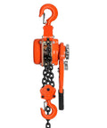 Heavy Duty Manual Chain Winch Lever Hoist 13200 Lbs Come Along With Upgraded Auto Chain Lead And 360 Degree Rotating Hook side view