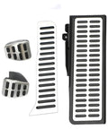 Heavy Duty Anti Slip Rubber Pedal Pads Upgrade Ride With Solid Grip Footrests For Vw Golf 5 6 Tiguan Touran Skoda Octavia A5, three pedal covers