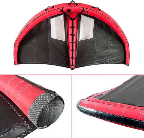 Inflatable Wing Surfing Kit With Open Window Design, 5 Square Meters Or 6 Square Meters Wind Surf Wing for Kitesurfing