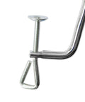 5X Pasta Maker Clip Fix Replacement Handle Clamp For Noodle Maker Repair, Stainless Steel Noodle Machine Clip, Easy Install, Durable Kitchen Tool, Professional Repair Part, silver clamp close-up