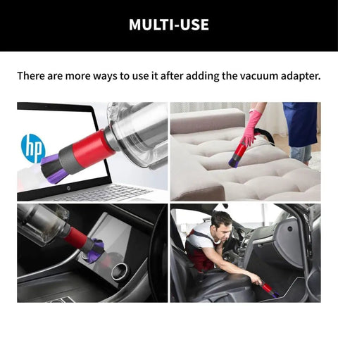 Scratch Free Dusting Brush Attachment For Outsize V15 Detect V11 V12 Detect Slim Cyclone V10 V8 V7 Vacuum Cleaners cleaning laptop, furniture, and car