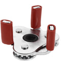 Heavy Duty Aluminum Smoke Transducer Remover With Slick Quick Release Gripper Head showing gripper head detail and rubber grips.