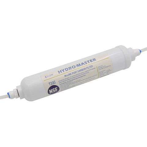 Hassle Free Inline Carbon Water Filter For Fridge Ice Makers 10 By 2 Inch Housing With Quarter Inch Female Ends Pulls Chlorine For Crisp Fresh Water Clean Upgrade Existing Lines