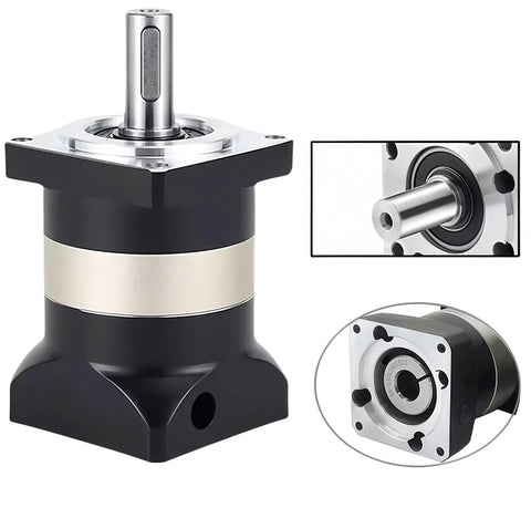 Five To One Planetary Gearbox Speed Reducer With Crazy Low Backlash Under Seven Arc Minutes 3500 RPM Gear Head